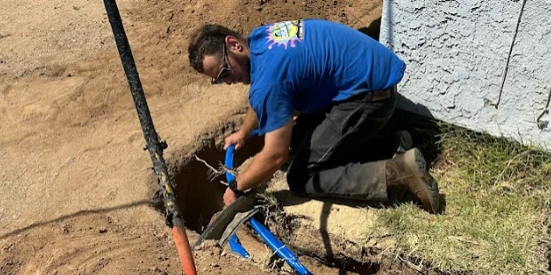 Cisneros-Brothers-Plumbing-Plumber-Working-On-Water-line